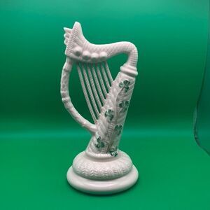 Belleek harp‎ with brown mark, excellent condition